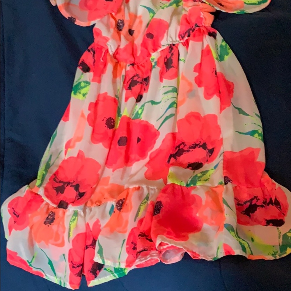 Cold shoulder dress